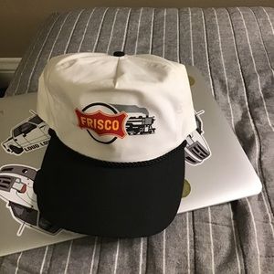 White and Black Frisco hat